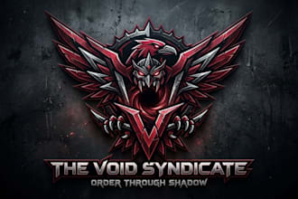 design a dark and powerful villain logo for your brand