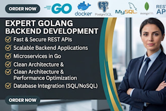 integrate apis and build backend in golang