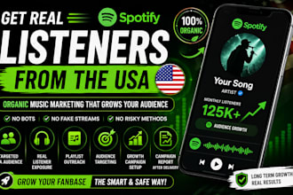 do USA music promotion, spotify music promotion