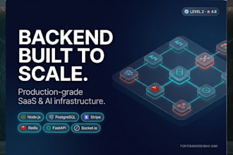 build a scalable saas backend with nodejs postgresql stripe and auth