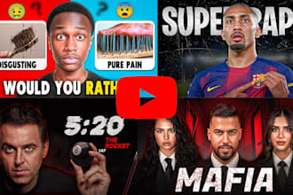 design clickbait podcast and youtube thumbnail, podcast logo, podcast banner