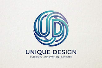 design a unique and mind bending illusion logo for your brand