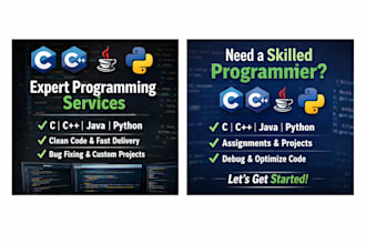 solve programming tasks and projects