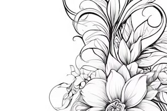 draw a custom tattoo design as a tattoo artist