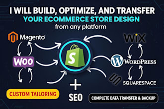 migrate to shopify woocommerce wix bigcommerce  store migration