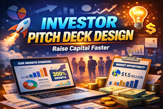 design investor pitch deck for startup funding
