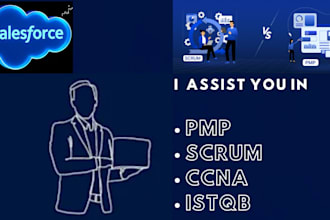 assist you in pmp,scrum, ccna,istqb