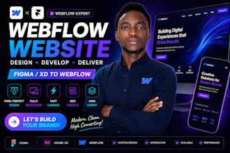 build webflow website design development, webflow developer, webflow expert