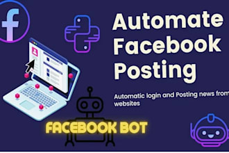 create bot that will automatically post on facebook marketplace