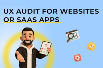create UX audit for websites or saas apps