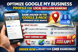 optimize google my business profile for local seo  optimization and gmb ranking