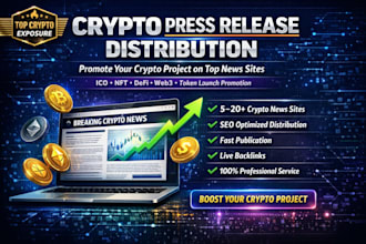 do crypto promotion and distribute crypto press release on top crypto news sites