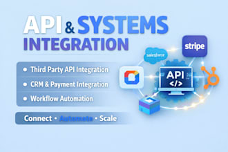 do systems integration, API integration, API development,