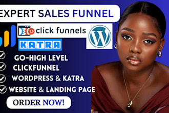 design sales funnels in clickfunnels, kartra, wordpress, gohighlevel