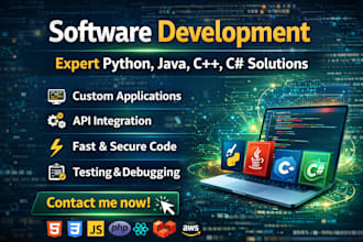 do python java cpp csharp software development