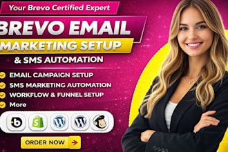 setup brevo email marketing automation, brevo email,sms campaign brevo workflow