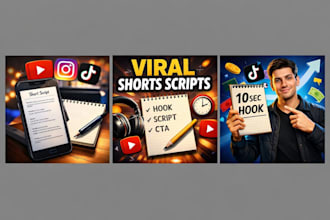 write engaging youtube shorts and instagram reels scripts