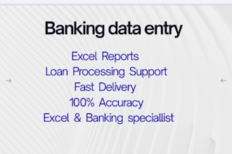 do banking operation,mis reports