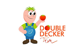 design mascot a fun logo to sell my tomatoes