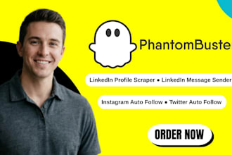 run phantombuster lead generation phantombuster linkedin automation instagram