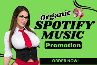 professionally promote your bandcamp music, spotify promo to active audience