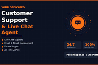 your customer support and live chat agent