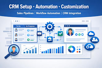 setup, customize and automate your CRM for sales and leads
