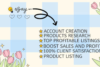 do ebay account management and daily operations