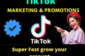 grow and boost your  tik tok account with real and organic follwers
