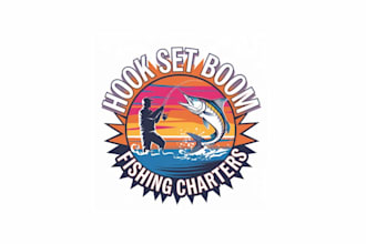 create professional and specially fishing  logo design