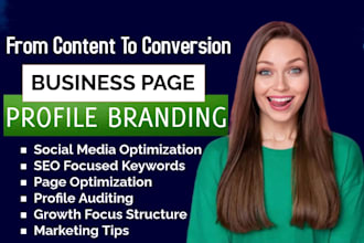 optimize your social media bio for for growth, branding, more visitors in 7 days