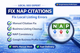 correct nap citations and fix local listing errors