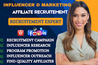 recruit high quality affiliate marketers to promote your links and boost sign up