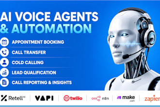 build ai voice agent for customer support, leads call and lead followup