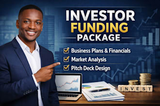 build a complete investor funding package for your startup