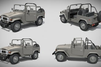 do automotive car rc car truck vehicle car model 3d rendering 3d car modeling