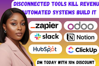 integrate ghl with hubspot jobber odoo clickup zoho notion zapier automation