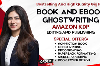 be your ebook ghostwriter ghost book writer and fiction romance book editor