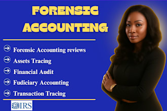 do forensic accounting, asset tracing for litigation and divorce cases