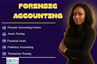 do forensic accounting, asset tracing for litigation and divorce cases