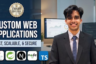create custom erps, e commerce, and business web apps