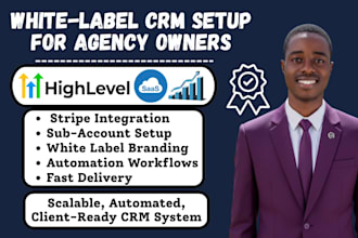 setup gohighlevel saas mode and white label CRM for agencies