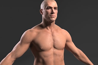 pro rig and animate character model, weight paint, blender, cc4, cc5, iclone