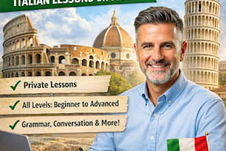 teach you italian with a professional native led approach