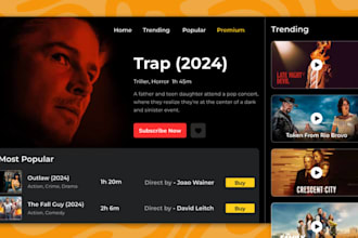 build iptv, vod smart TV streaming app for tizen, webos and android