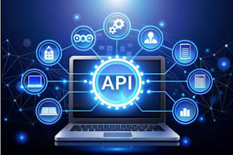 develop and integrate secure rest API for your web application