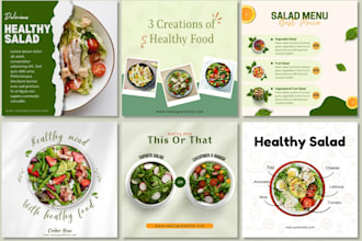 create editable canva templates and instagram post design for an modern feed