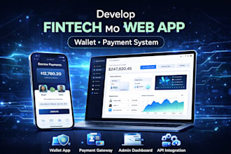 develop fintech app, escrow, crypto app, payment app, wallet app, uiux, p2p app