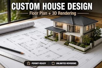 design residential house plan floor plan 3d architectural render hvac design mep