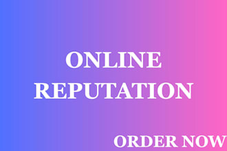 do online reputation management to suppress or remove negative links